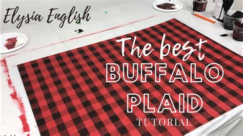 How to Paint Buffalo Plaid: A Journey Through Patterns and Perspectives